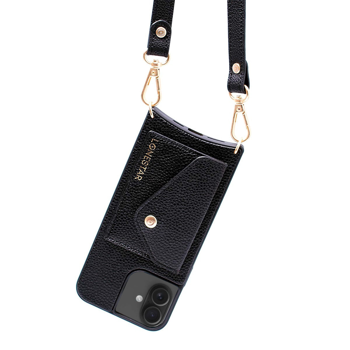 Electra iPhone 16 Case Leather Black