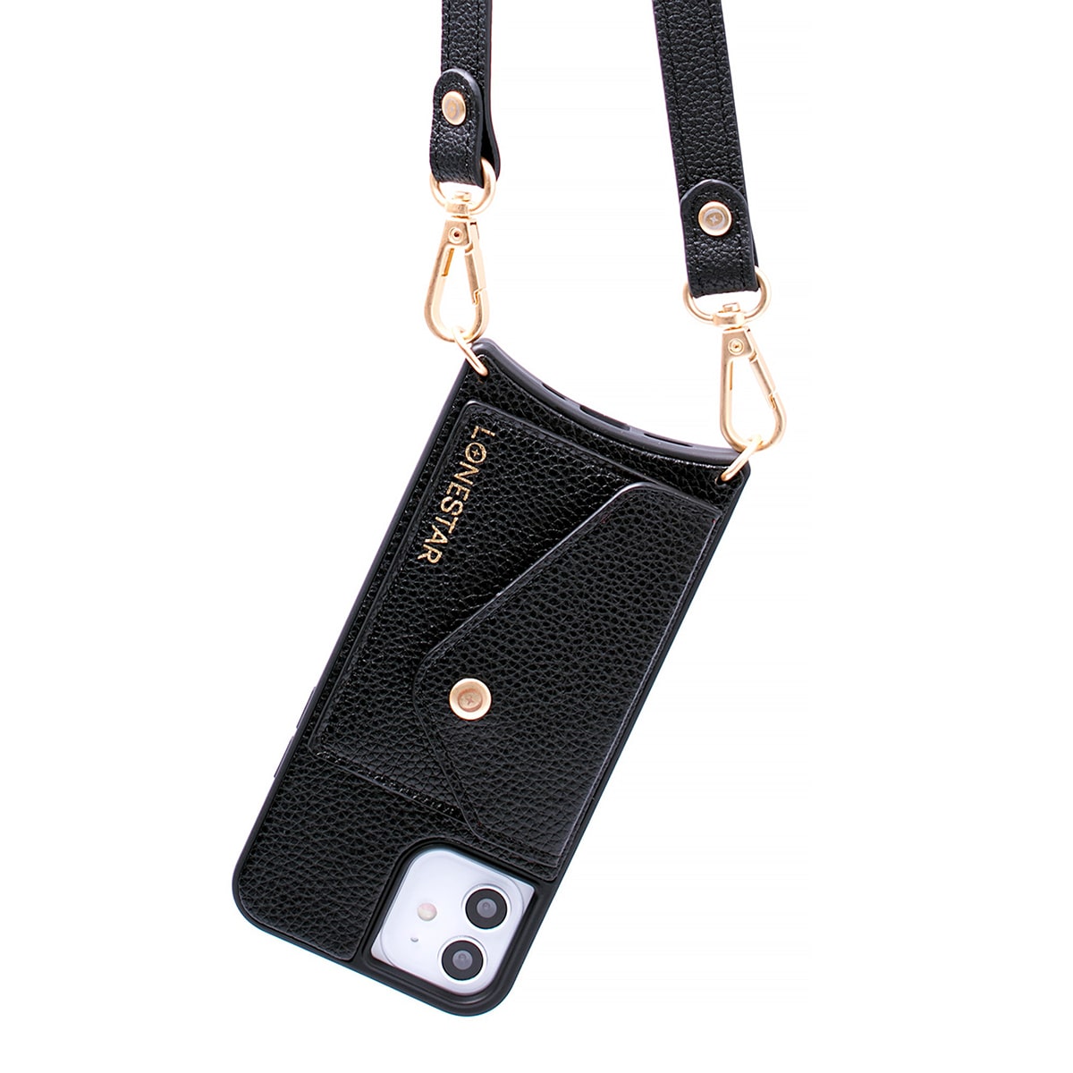 Electra iPhone 12 Case Leather Black
