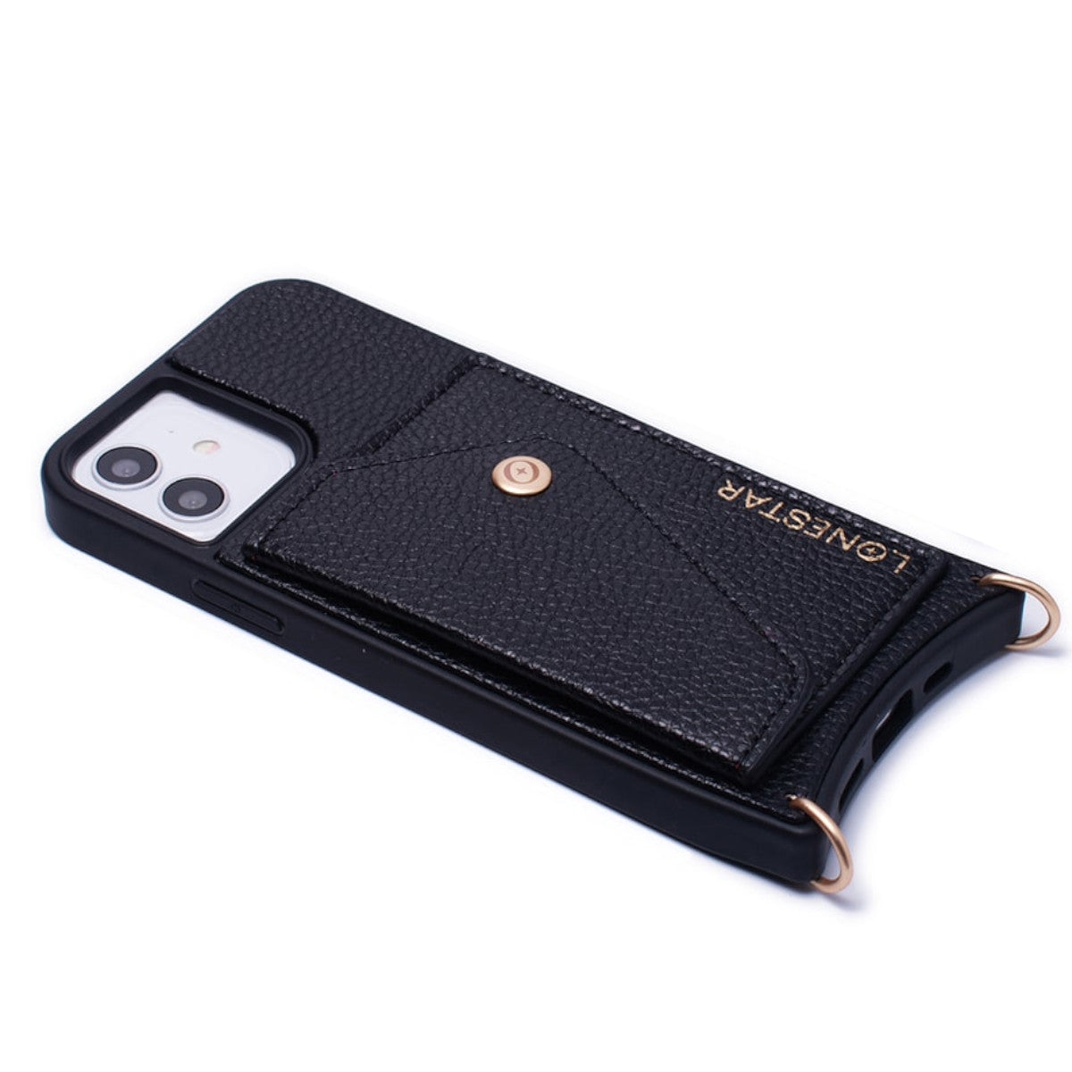 Electra iPhone 16 Case Leather Black