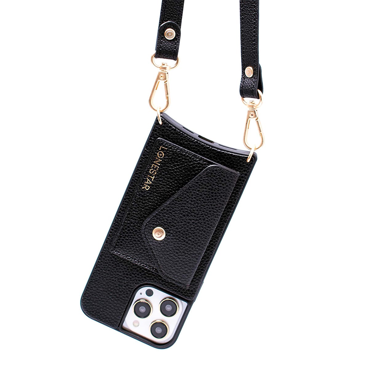 Electra iPhone 15 Case Leather Black