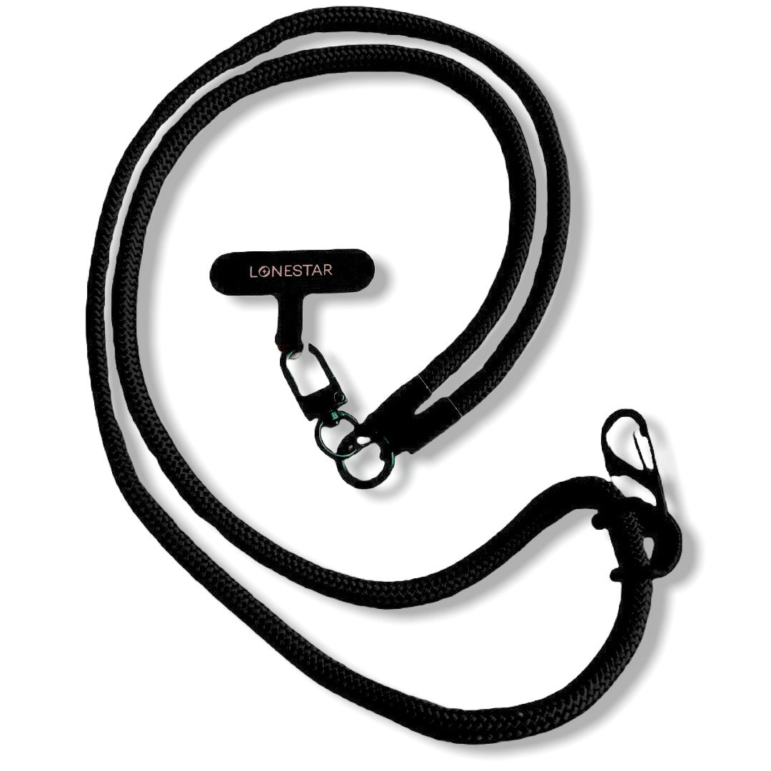 StrapFusion Rope Lanyard Jet Black