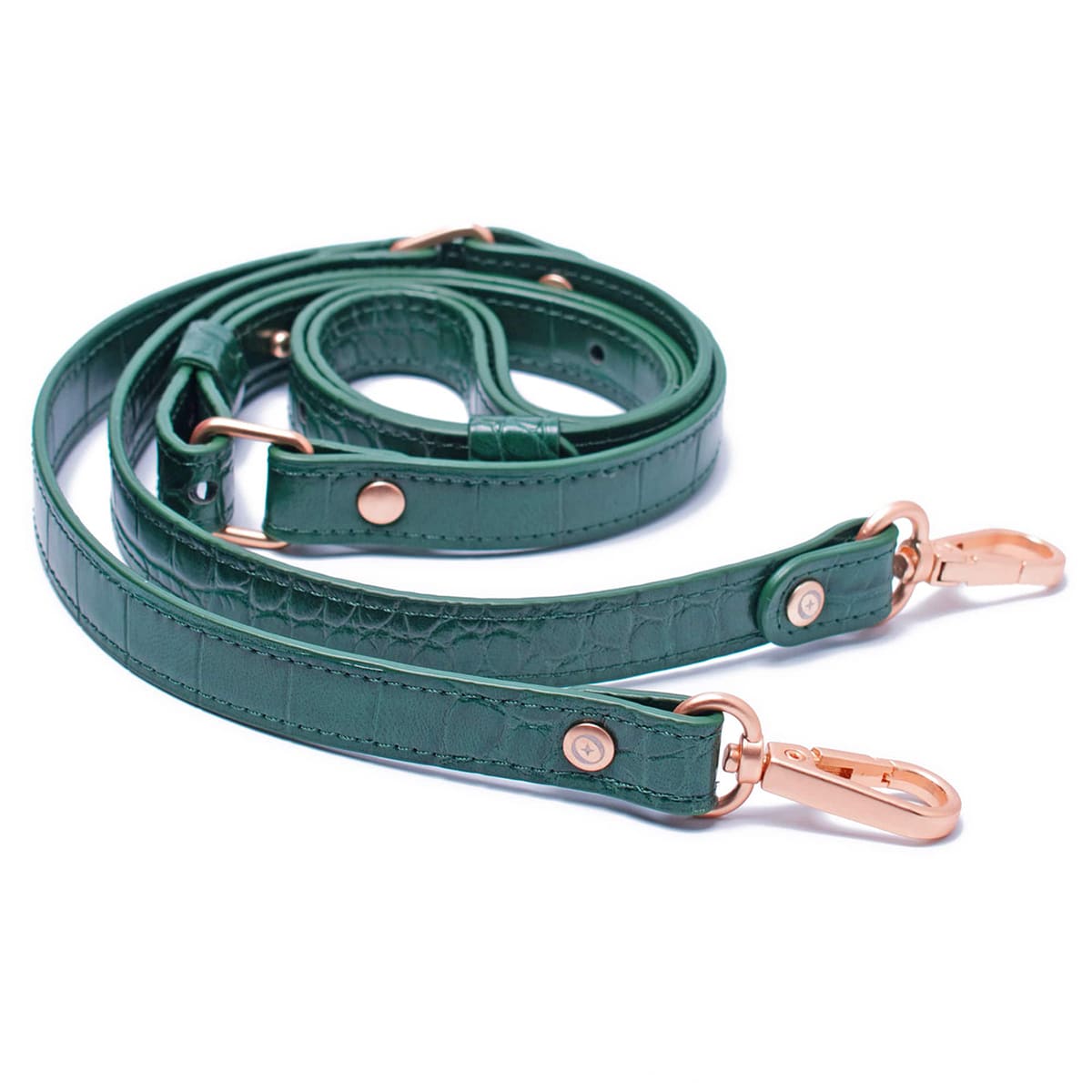 Rain Forest Green Leather Strap